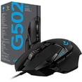 thumbnail image 2 of Logitech G502 Hero Mouse Gaming con Cable, Sensor Hero 25K, LIGHTSYNC RGB, Peso Ajustable, 11 Botones programables, Memoria integrada - Negro, 2 of 5