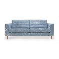 thumbnail image 1 of keepw Office PVC Anti-scratch Waterproof Couch Covers Living Room Bedroom Balcony Patio Transparent Sofa Protector Slipcover, 1 of 6