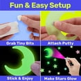 thumbnail image 6 of LIDERSTAR Glow-in-The-Dark Ceiling Stars and Moon Stickers – Luminous Wall Decals for Kids' Rooms, 6 of 8