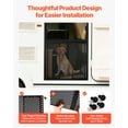 thumbnail image 4 of VEVOR RV Screen Door Protector Adjusts from 22 to 31.5 in Adjustable Door Grille Black, 4 of 9