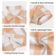 thumbnail image 3 of Dailycode Small Short Sleeve Button Down Shirts Peach White Gingham Casual Shirt 3-10 Years, 3 of 9