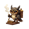 thumbnail image 4 of Retro Owl Theme Stickers Stickers, Waterproof Owl Theme Stickers Sticker for Water Bottle Laptop Phone Cases Planner Skateboard Luggage Helmet Party Favor Decor, Ideal for Adults Teens Teacher Rewards, 4 of 8