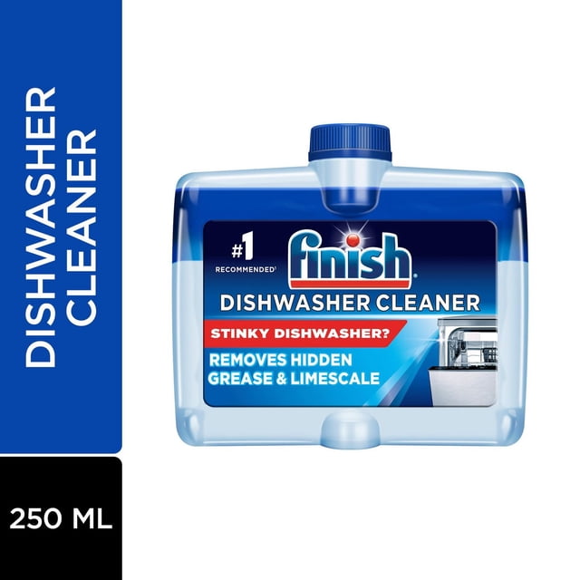 Finish Dual Action Dishwasher Cleaner, Original, Fight Grease & Limescale, 250 mL