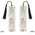 thumbnail image 2 of Kdxio Vintage Wood Background with Floral Print Metal Tassel Bookmarks,Perfect Gift for Art Lovers and Bookworms Metal Bookmarks for Women, 2 of 8