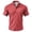 Q9-Red, variant on Havenx Valentines Day Dress Shirt for Men Button Up Love Heart Print Outfits Short Sleeve Lapel Tees Slim Fit Lightweight Valentines Day Heart Clothes,Red XL