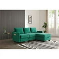 thumbnail image 2 of Glory Furniture Monica G0422B-SC Sectional With Storage , GREEN, 2 of 8