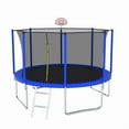 thumbnail image 2 of 14FT Trampoline ,Sports Fitness Trampolines with Enclosure Net, Recreational Trampolines for Outdoor Indoor, 2 of 10