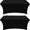 Black, variant on H&D Spandex Tablecloth 6ft - 2 Pack, Fitted and Stretch Table Cover for Rectangle Tables, Wrinkle-Resistant and Secure Fabric for Outdoor, Picnic, Party, Wedding, Banquet and Birthday, Black