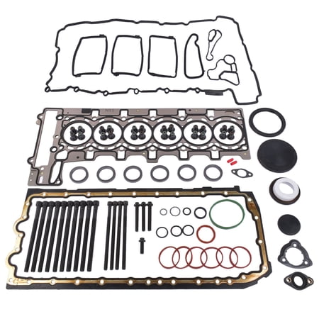 BMW Engine Full Gasket Set - N55B30 3.0L Turbo - OEM #11127599212 11127587804 & More - Fits 135i 335i 435i X3 X5 & More