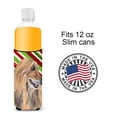 thumbnail image 4 of Afghan Hound Candy Cane Holiday Christmas Ultra Hugger for slim cans, 4 of 6