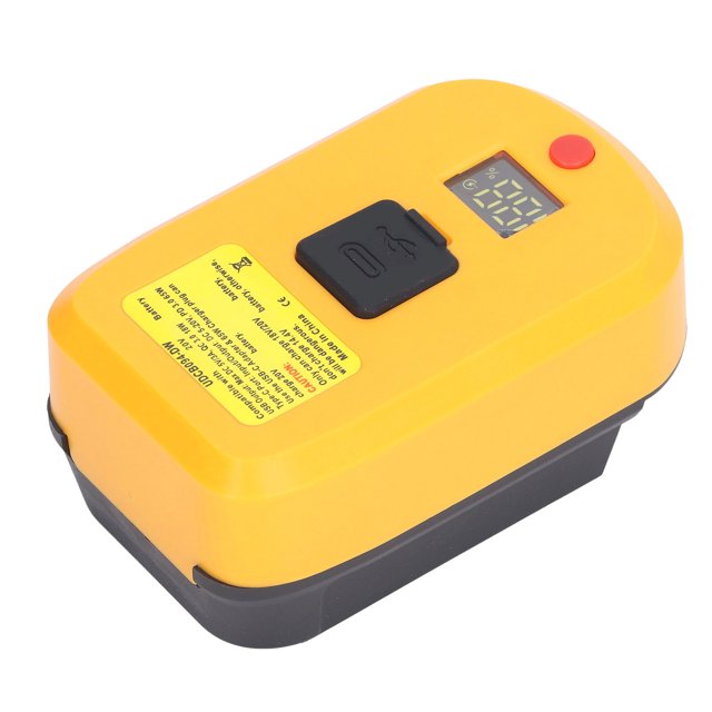 Adaptador de batería USB ANGGREK con pantalla de alimentación de carga inversa 18-20 V