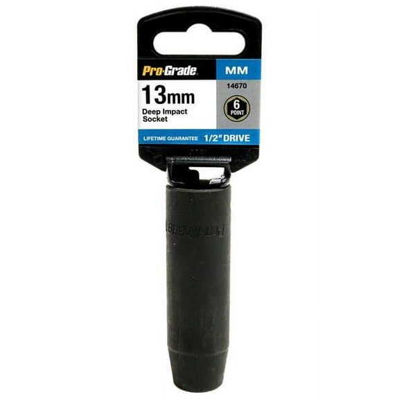 Pro-Grade 1/2in Drive 3/4x13/16in Flip Socket, Black ED Finish, Dyna Drive, 14661