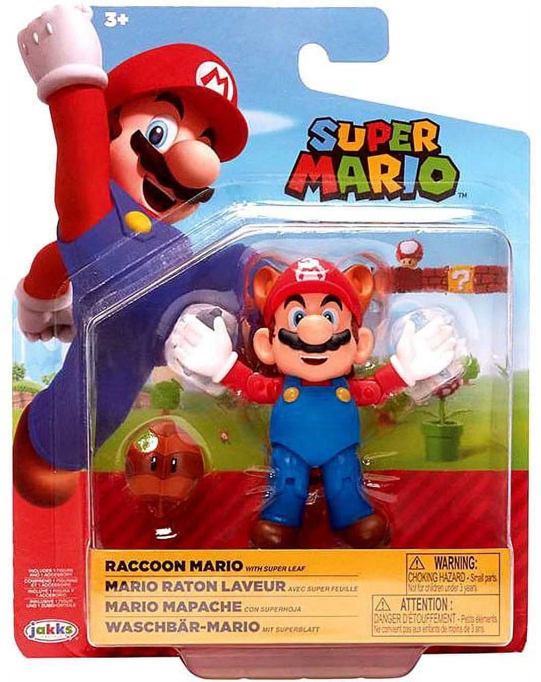 Super Mario Bros. Kids Mario Action Figure, PVC, 2.5