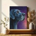 thumbnail image 6 of Great Dane Dog Portrait Canvas Wall Art Home Decor Pet Lover Gift for Living Room Bedroom Apartment, 6 of 8