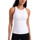 thumbnail image 1 of Top CRZ YOGA Butterluxe con espalda nadadora y sostén acolchado Blanco L, 1 of 5