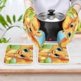 thumbnail image 6 of Cute Dragon Baby Oven And Pot Holders Sets, Heat Resistant Pads Kitchen Decor for Cooking Baking BBQ Grilling, Christmas Kitchen Gifts, 6 of 6
