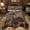 Rustic 04, variant on Erosebridal Cartoon Pike Fish Kid Full Size Comforter Sets, Green Camouflage Bedding Sets, Black Reversible, 3pcs