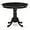 Ant-abk-tp, variant on East West Furniture ANT-ABK-TP Antique Dining Room Table - a Round kitchen Table Top with Pedestal Base, 36x36 Inch, Wirebrushed Black