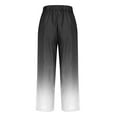 thumbnail image 5 of Casual Pants for Women Loose Fashion Wide Leg Casual Pants Printed Comfortable Long Trousers Long Straight Elastic Waist Lounge Pants 2025 Beach Travel Vacation Outfits, 5 of 5