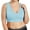 Blue, variant on Women Nylon,Spandex A,B,C,D,Purple Womens Bra Sports Up Bras Front Snaps Seniors Wireless Beauty Back Full Coverage Comfor Easy Close Bras