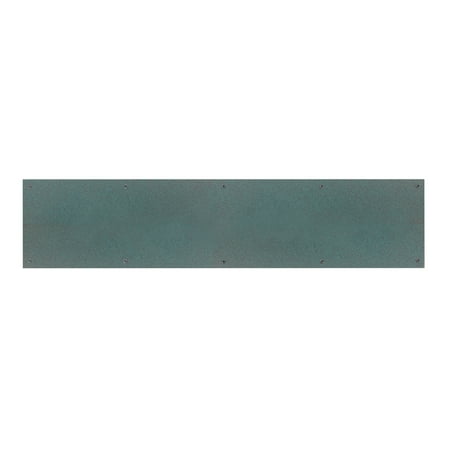 

Home Decorative 8 X 30 Kick Plate Verdigris Powder Coated Screw Mount