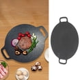 thumbnail image 3 of Sartén para Parrilla Reutilizable Conveniente Redonda para Barbacoa con Bolsa de Almacenamiento Duradero de Silicato de Hierro Revestimiento de Piedra Mineral ANGGREK Otros, 3 of 8
