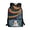 Rainbow Polar Bear Pattern, variant on Uourmeti Puppy and Daisy Pattern Personalized Backpack for Tourism Work, Roomy Storage Durable Polyester Backpack Large Storage Space Student Bookbag