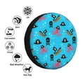 thumbnail image 4 of Haiem Spare Tire Cover , Wheel Cover with pirate Octopus printed, Camper Spare Tire Cover Fit for Jeep Wrangler Rv SUV Truck Travel Trailer-17 inch, 4 of 6