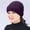 Purple, variant on Only Moment Men's Winter Beanie Hat Dark Purple knit Thermal Polar Fleece Ski Stocking Skull Cap for Men and Women One Size