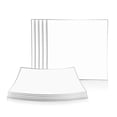 thumbnail image 1 of Square Coupe Assiettes en Plastique Transparentes Or Lot de 10 10.25 Pouces, 1 of 1