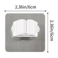 thumbnail image 3 of Bathroom Cleaning Supply Hooks No Hole Mop Hooks Paste Strong Wall Bathroom Mop Hangers Wall Mop Hanging Mop Hanging Mop, 3 of 6