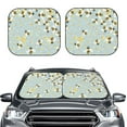 thumbnail image 2 of Cauagu Bees Cauagu {designName} Print Foldable Car Windshield Sun Shade | Front Windshield Shade for Sun | Fits Small Sedans, Mini SUVs, Hatchbacks-Small, 2 of 6
