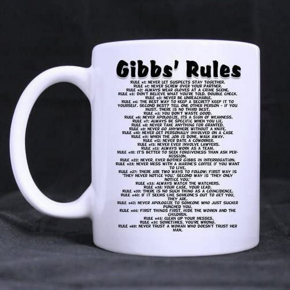 Gibbs'Rules Coffee Mug 11 Ounce