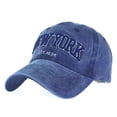thumbnail image 1 of Gorra de béisbol de tela lavada de primavera y otoño bordada con letras, sombrero de moda, 1 of 3