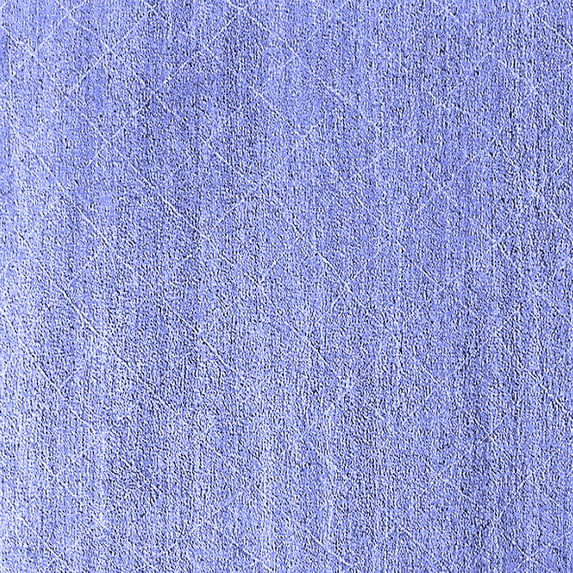 Ahgly Company Machine Washable Indoor Square Oriental Blue Industrial Area Rugs, 8' Square