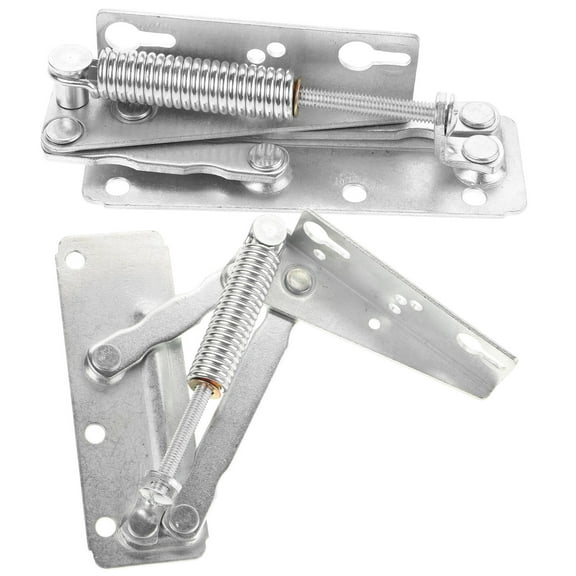 WHAMVOX Bench Seat Hinge Spring Hinge 13.50X4.20X3.50CM Silver