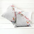 thumbnail image 6 of Ambesonne Music Throw Pillow Cover 2 Pack, Colorful Notes Butterfly, 18", Multicolor, 6 of 7