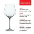 thumbnail image 3 of Spiegelau Style Burgundy Wine Glasses, Set of 4, European-Made Lead-Free Crystal, Classic Stemmed, Dishwasher Safe, Professional Quality Red Wine Glass Gift Set, 22.6 oz, 3 of 10