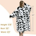 thumbnail image 2 of Catalonia Full Body Oversized Blanket Hoodie Sweatshirt, Extra Long Wearable Fleece Pullover, Gift for Adult Men Women Wife Girlfriend, 2 of 4