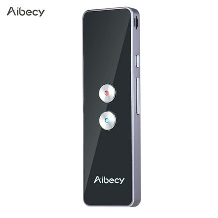 Aibecy Real-time Multi Language Translator Speech/ Text/ Photo/ Session Translation Device with APP for Business Travel Shopping English Chinese French Spanish Japanese (Best French Translator App For Iphone)