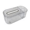 thumbnail image 4 of Tissue Box Cover, Rectangular Tissue Box Holder with Stationery Remote Control Holder and Storage Compartment for, 4 of 8