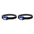thumbnail image 4 of Soidarity Linterna frontal LED de 3 engranajes 150lm 3W Linterna frontal para exteriores IPX4 Linterna frontal impermeable con banda ajustable azul 2piezas Soidarity CBP156824, 4 of 6
