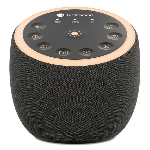 Hotmoon Cocoon 2 White Noise Sound Machine with 40 Soothing Sounds, 32 Adjustable Volume, Dual Speaker, Noise Maker for Sleep, Yoga, Meditation