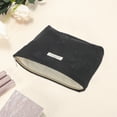 thumbnail image 3 of Unique Bargains 1 Pc Portable Bow Makeup Bag Polyester Black 10.24"x2.17"x7.48"(L*W*H), 3 of 5