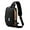 Black Gold, variant on Auricz Bag, Carbon Fiber Streamline Sling Bag, USB Charging Sport Slings, Waterproof Shoulder Backpack (Black)