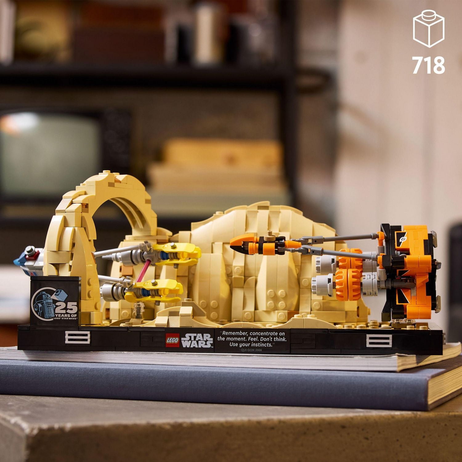 LEGO Star Wars: The Phantom Menace Mos Espa Podrace Diorama, Build and Display Model for Adults, Star Wars Fan Gift with Anakin Skywalker's Podracer, 75380