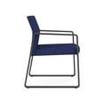 thumbnail image 4 of Gansett Reception Waiting Room Healthcare Guest Chair / Charcoal Steel / Blue, 4 of 5