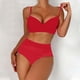 thumbnail image 1 of Traje de baño para mujer, moda, cómodo, bikini, traje de baño liso para mujer, bikinis, trajes de baño para mujer, conjuntos de bikini para mujer, trajes de baño bikini para mujer, 1 of 7