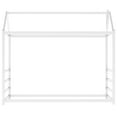thumbnail image 5 of DreamBuck Twin Size House Platform Bed with Roof and Chimney Design, White, 5 of 7