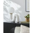 thumbnail image 4 of Livabliss Oyri Modern Accent Table Lamp, 15-inch, White, 4 of 5